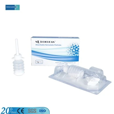 Powdr hemostat startsh tatws llawfeddygol